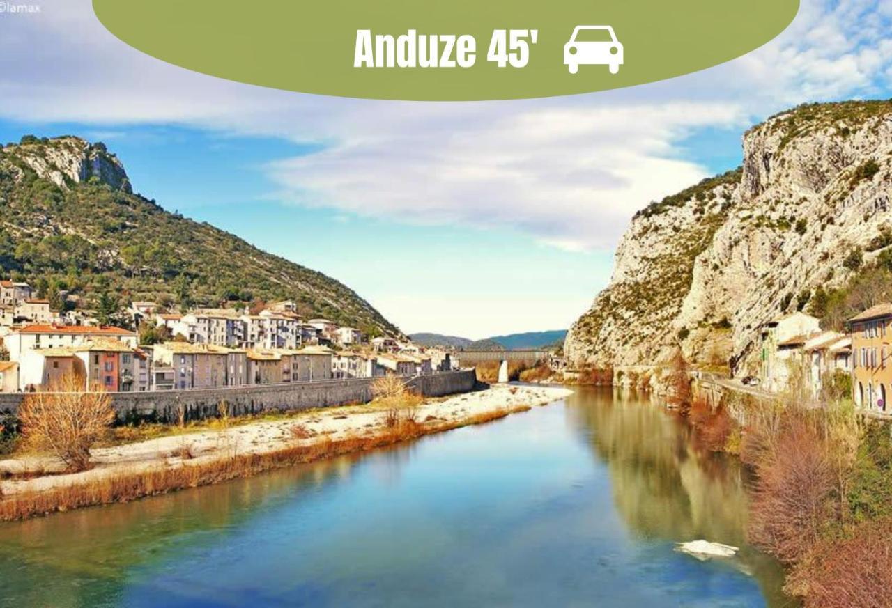 La Casita - Studio Confort Avec Parking Prive - Lit Douillet - Centre Uzes, Pont Du Gard Dış mekan fotoğraf