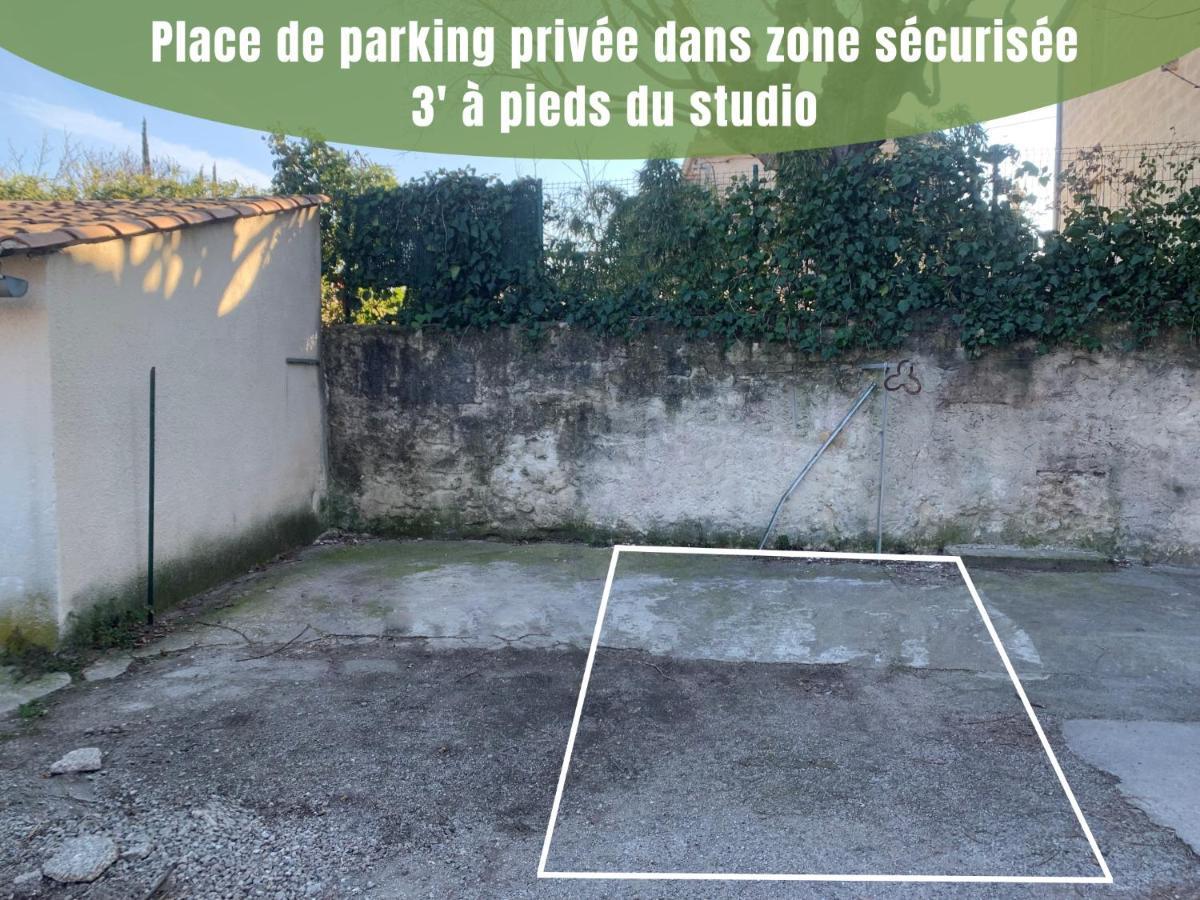 La Casita - Studio Confort Avec Parking Prive - Lit Douillet - Centre Uzes, Pont Du Gard Dış mekan fotoğraf